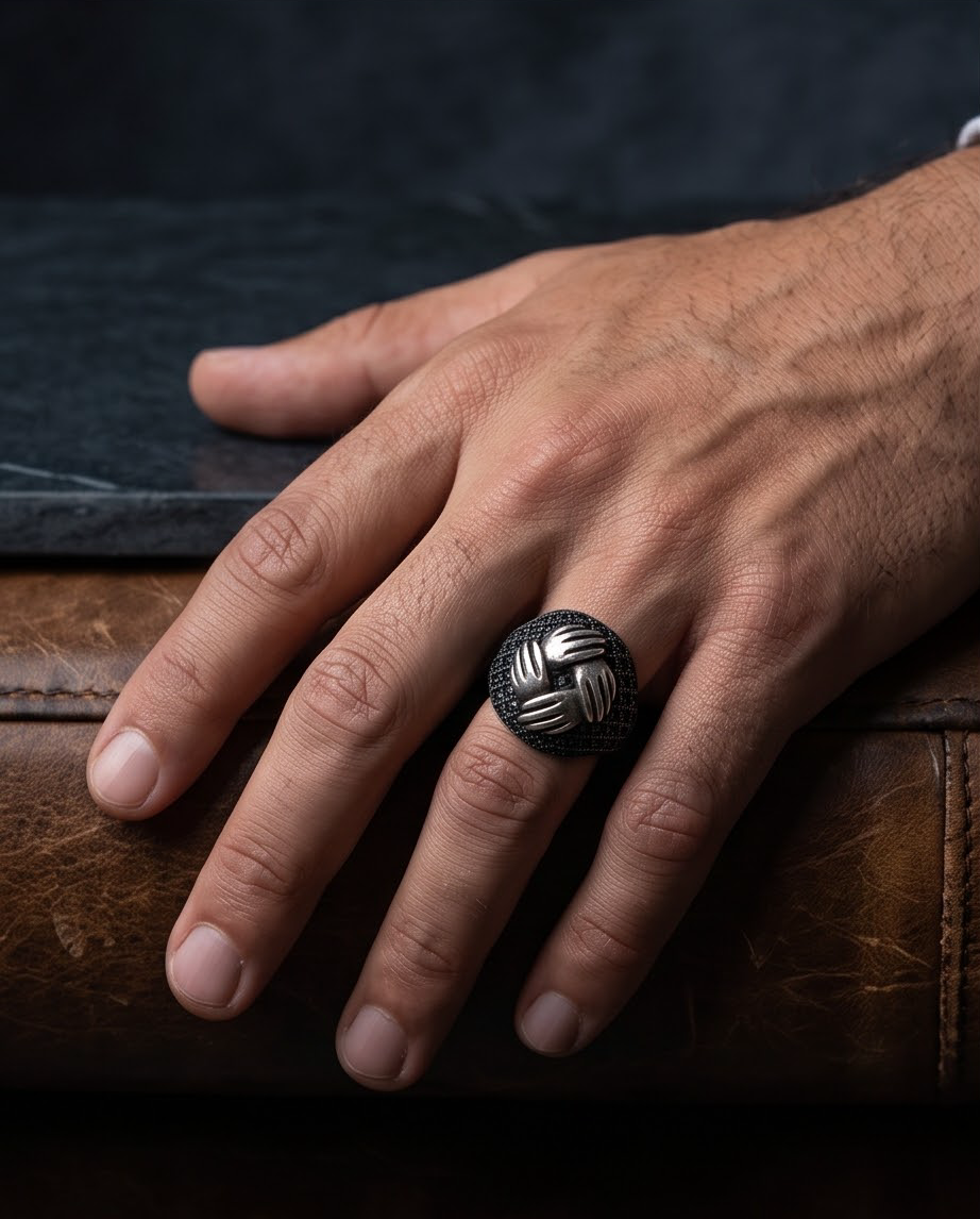 Men Ring 925 Silver