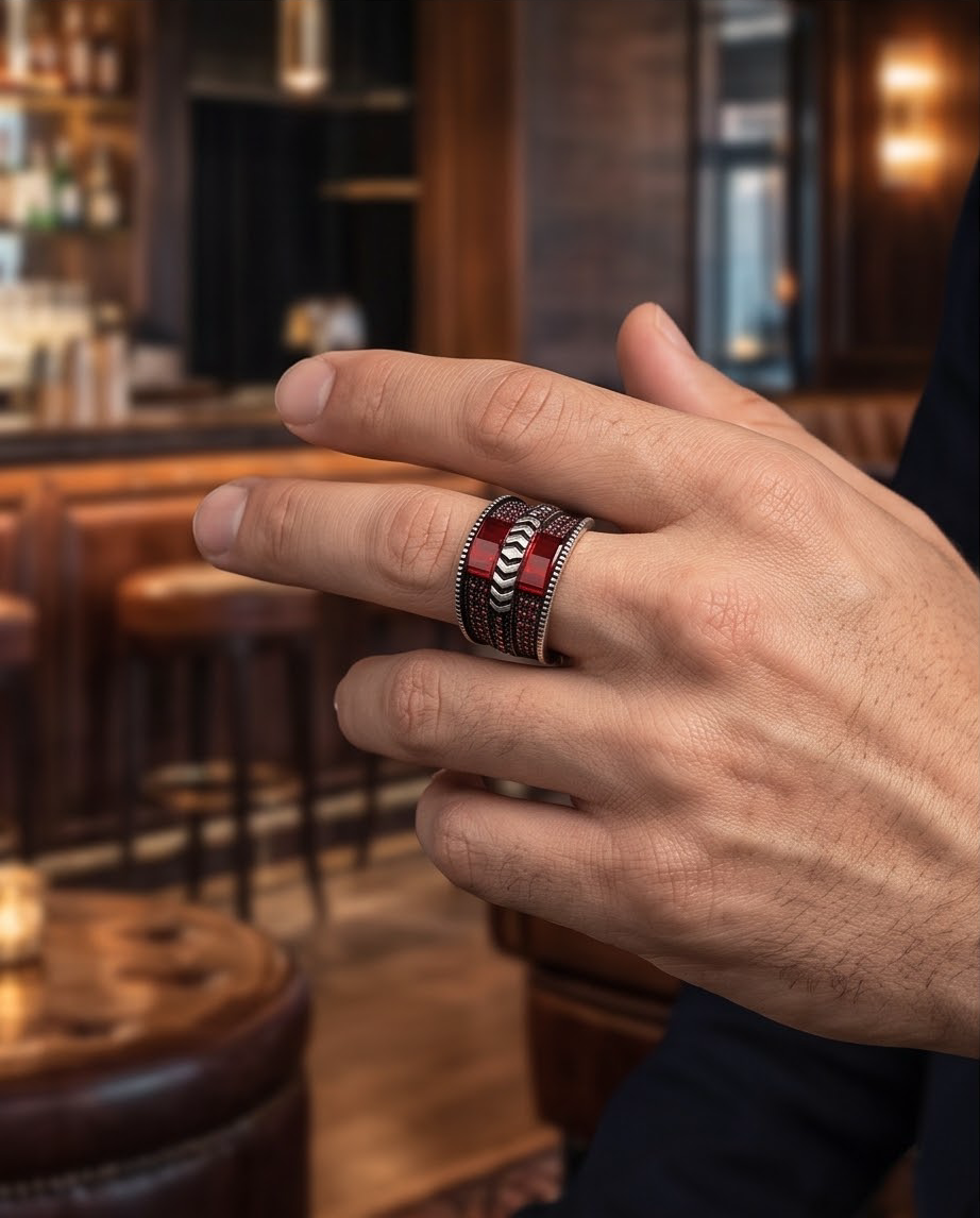 Men Ring 925 Silver
