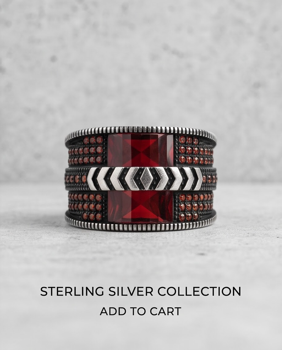 Men Ring 925 Silver