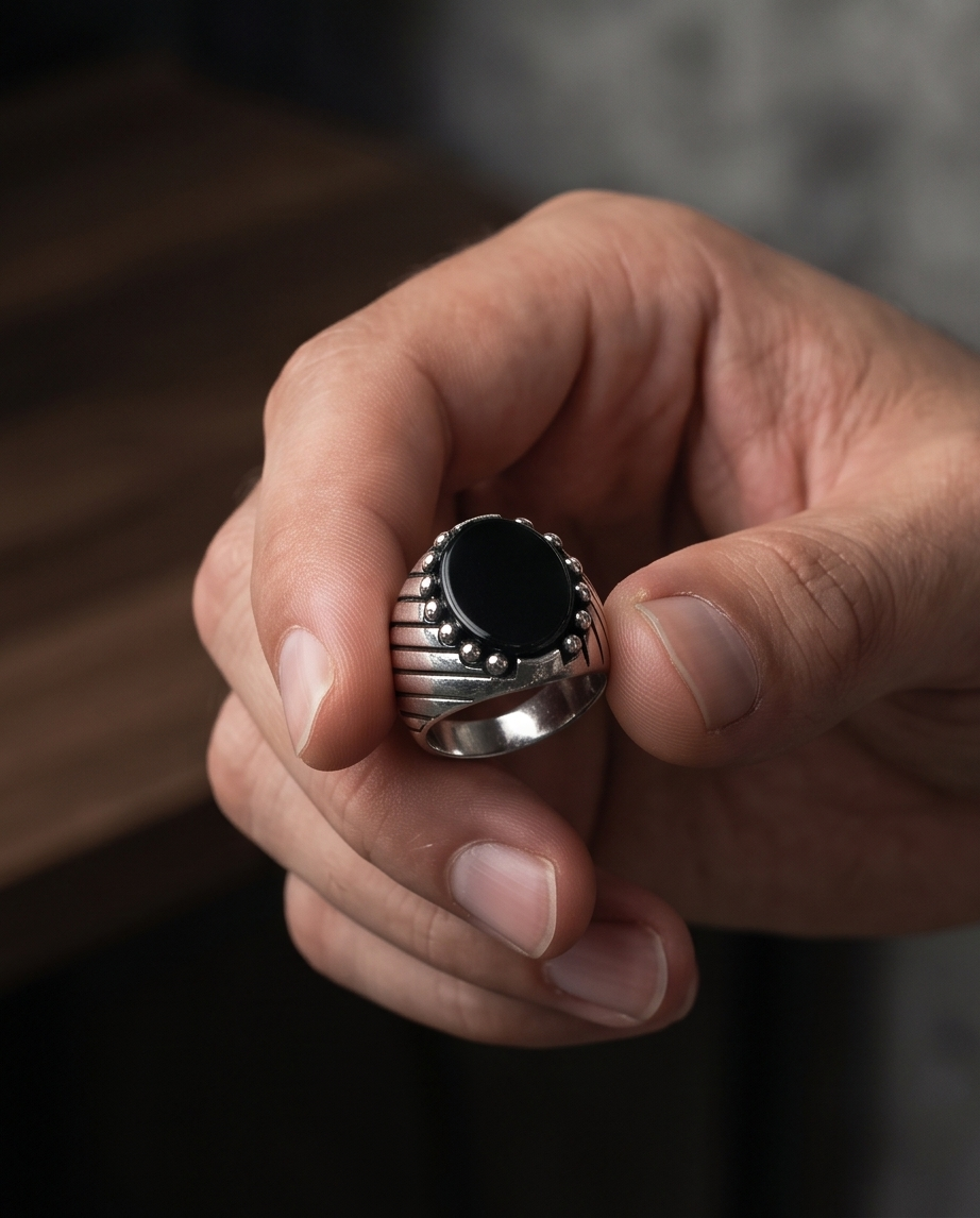 Men Ring 925 Silver