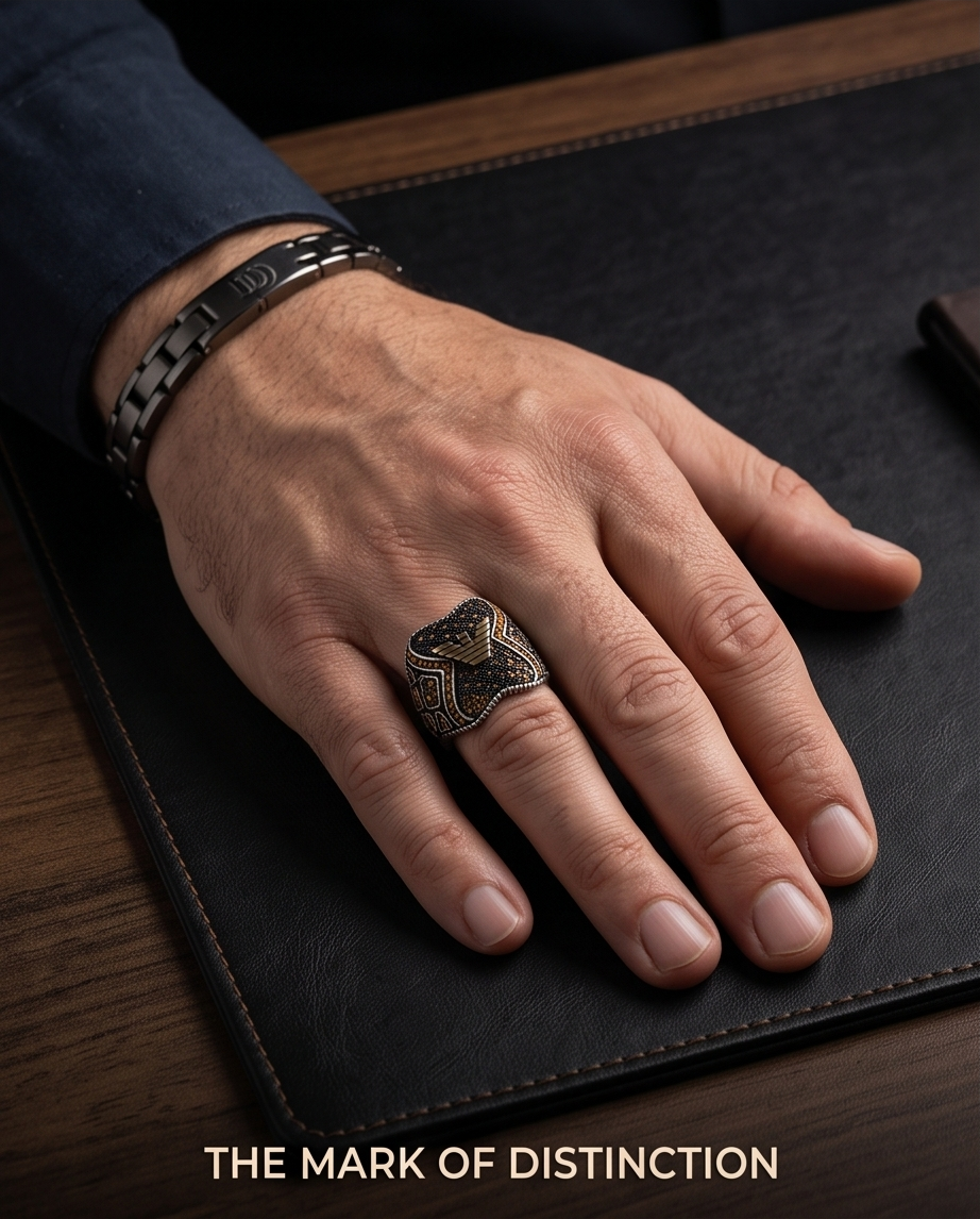 Men Ring 925 Silver