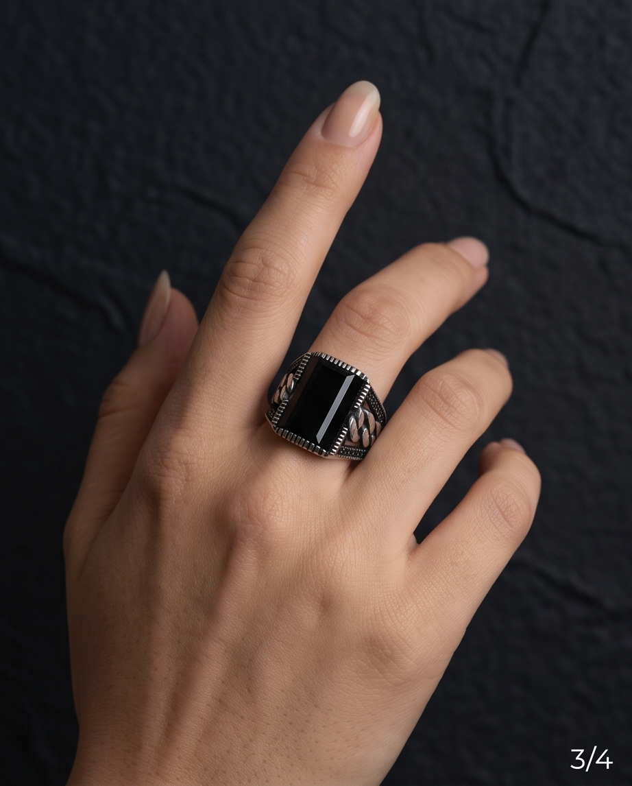Men Ring 925 Silver
